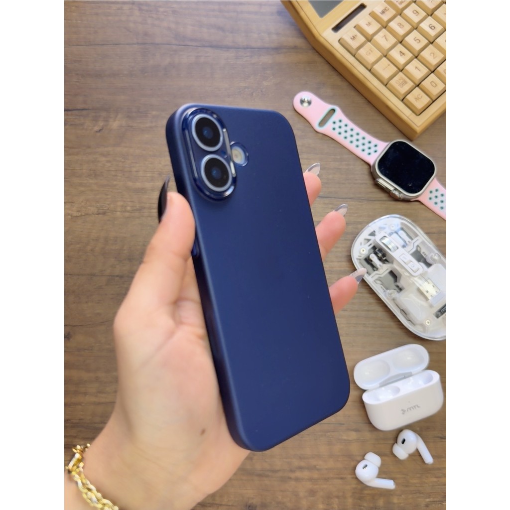Mtl iPhone 17 Uyumlu Süper Ince Mat Ultra Thin Silikon Kılıf - Lacivert Cep Telefonu Kılıfı Fiyatı
