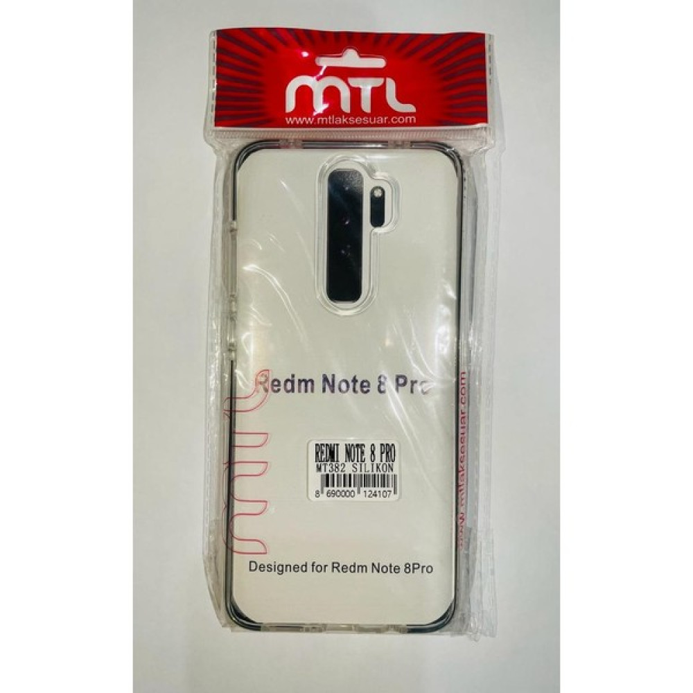Mtl Redmi Note 8 Pro Kılıf - Açık Siyah Cep Telefonu Kılıfı Fiyatı