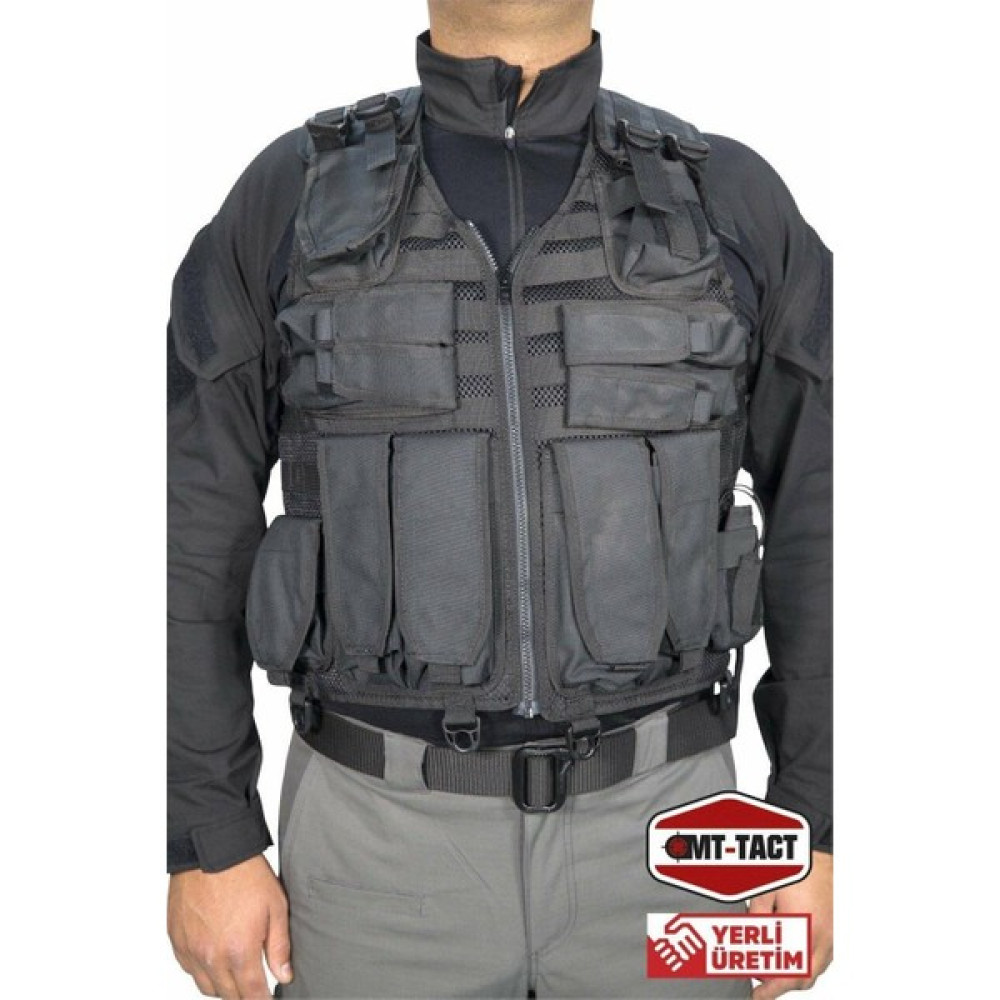 Mttact Mt31 Fileli Hücum Yeleği - Siyah - STD Oto Boyaları Fiyatı