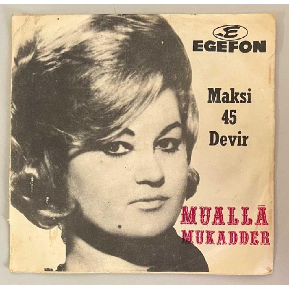 Mualla Mukadder 6 Şarkılık Maksi 45 Devir Plak (Orjinal Dönem Baskı) Pikap & Aksesuarları Fiyatı
