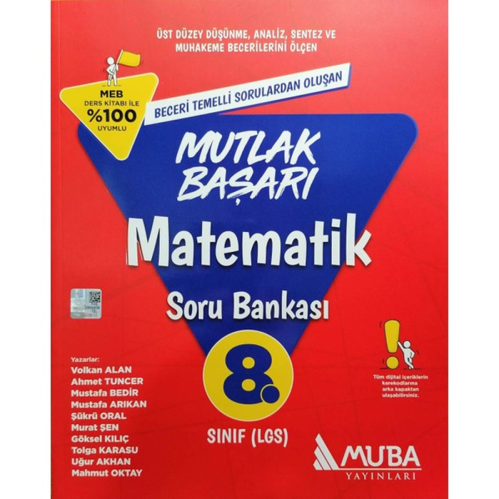 Muba 8.sınıf Lgs Yeni Mutlak Başarı Matematik Soru Bankası Kaynak Kitapları Fiyatı