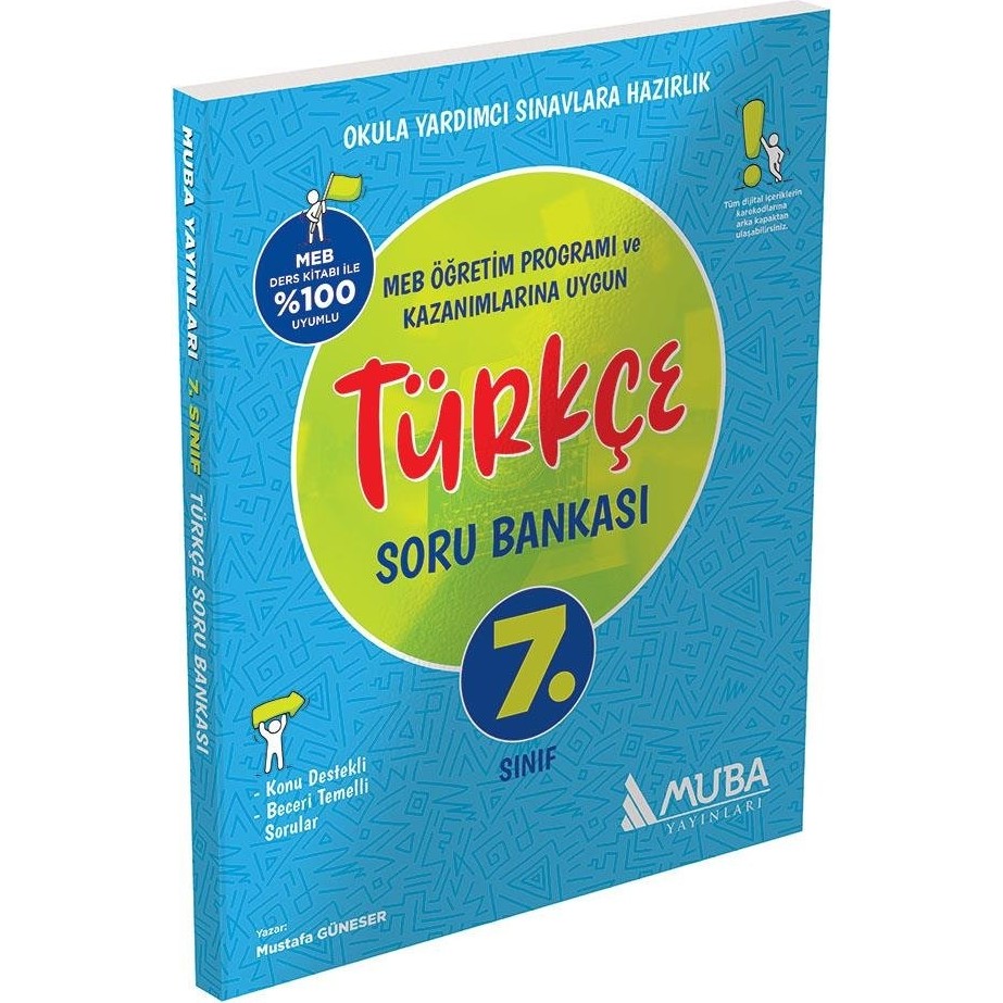 Muba Yayınları 0710 - 7. Sınıf Türkçe Soru Bankası Tüm Dersler Fiyatı