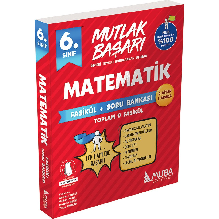 Muba Yayınları 2051 - MB 6.Sınıf Matematik Fasikül+Soru Bankası Tüm Dersler Fiyatı