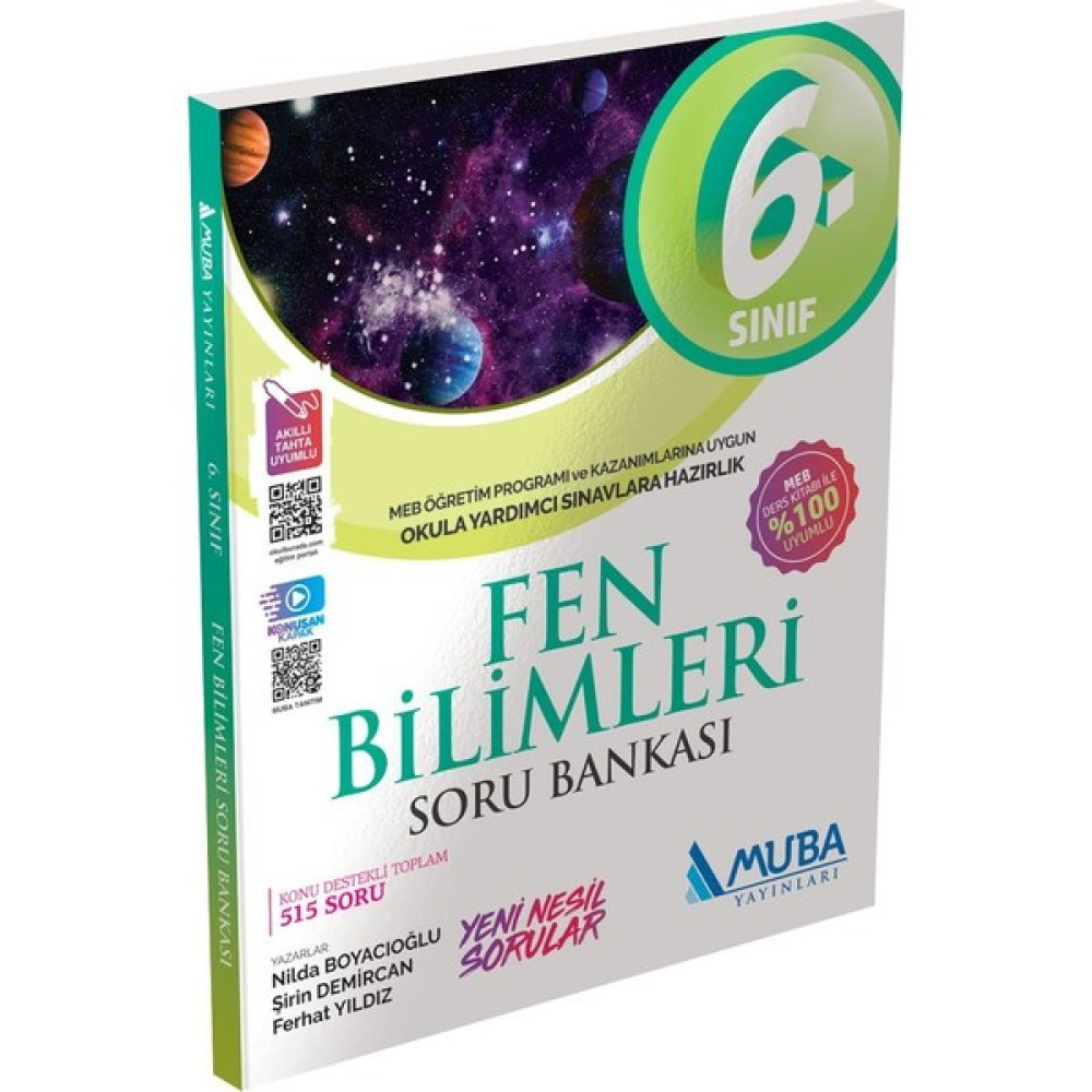 Muba Yayınları 6.Sınıf Fen Bilimleri Soru Bankası Fen - Bilişim ve Teknoloji Fiyatı