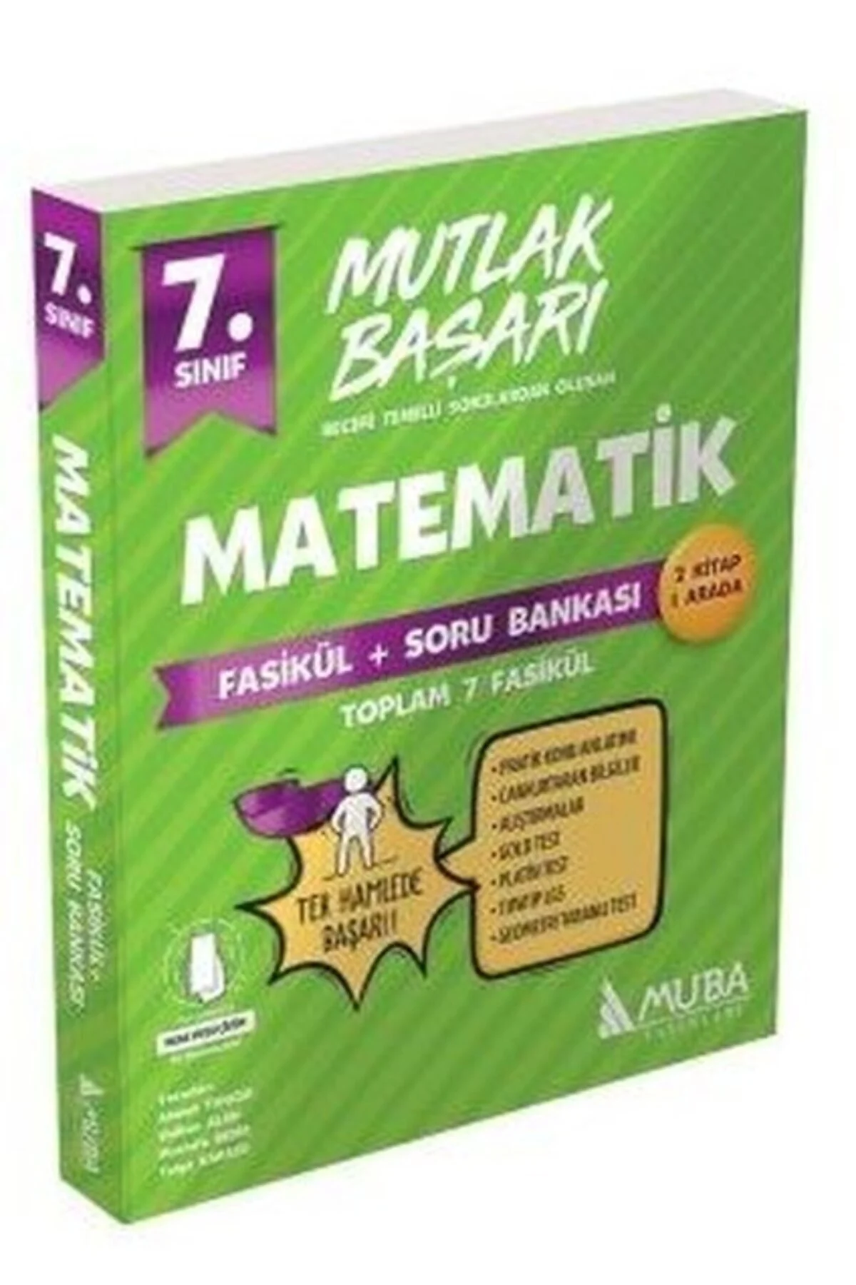Muba Yayınları 7.Sınıf Mutlak Başarı Matematik Fasikül ve Soru Bankası" Yardımcı Kitaplar Fiyatı