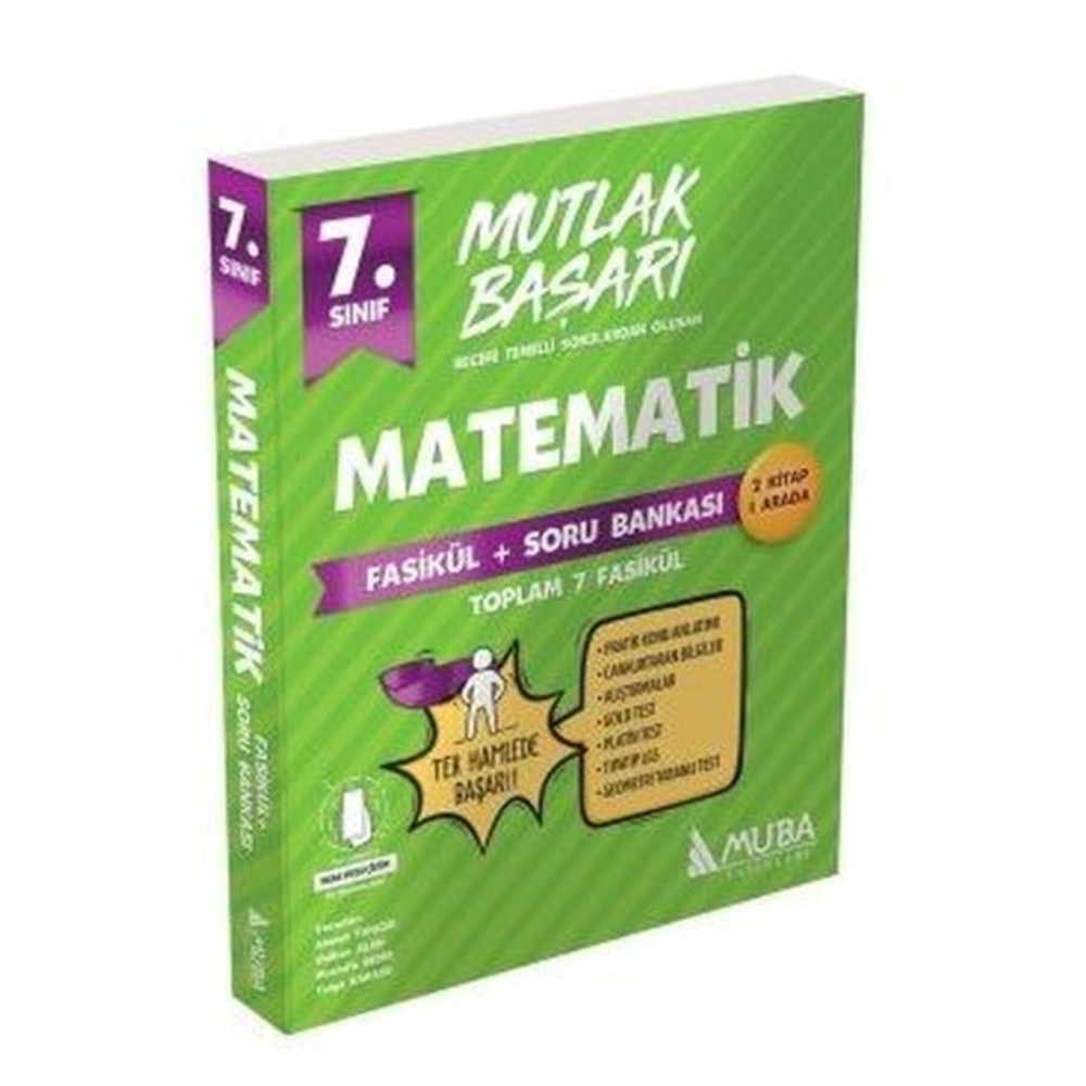 Muba Yayınları 7.Sınıf Mutlak Başarı Matematik Fasikül ve Soru Bankası Yardımcı Kitaplar Fiyatı