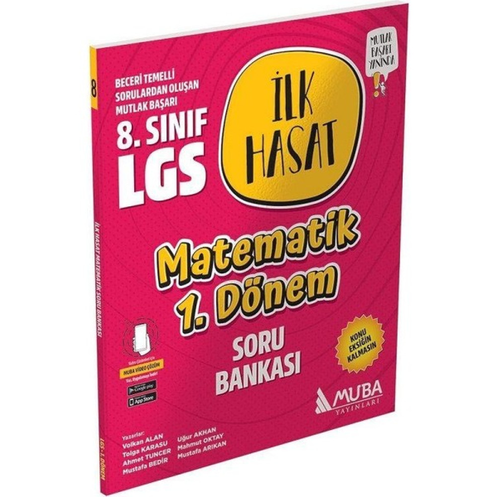 Muba Yayınları 8. Sınıf LGS Matematik 1. Dönem İlk Hasat Soru Bankası Kaynak Kitapları Fiyatı