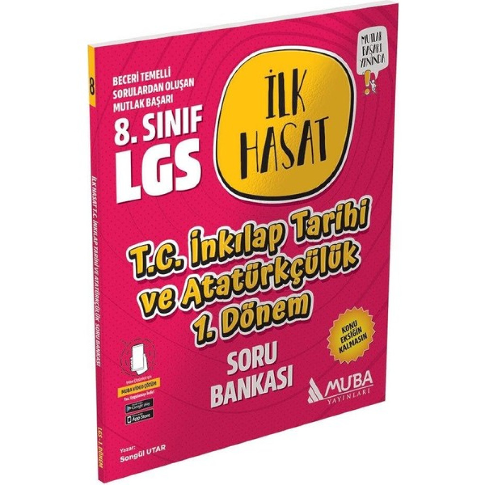 Muba Yayınları 8. Sınıf LGS T.C. İnkılap Tarihi ve Atatürkçülük 1. Dönem İlk Hasat Soru Bankası Kaynak Kitapları Fiyatı