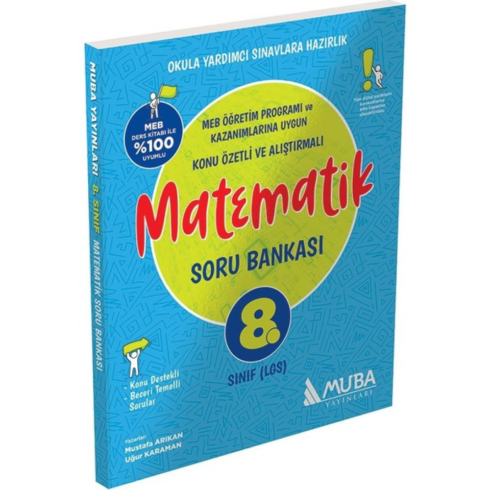 Muba Yayınları 8.Sınıf Matematik Soru Bankası Kaynak Kitapları Fiyatı
