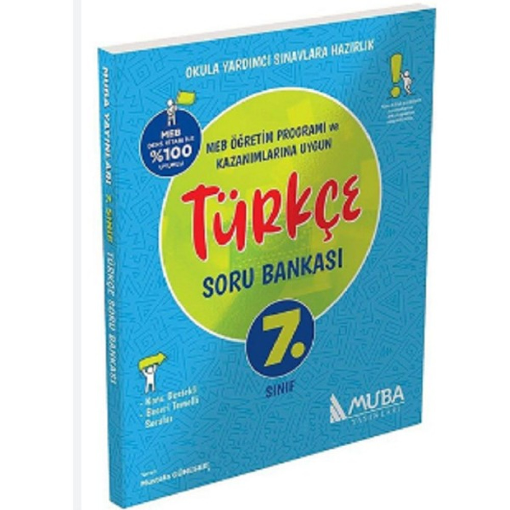 Muba Yayınları Muba 7.sınıf Türkçe Soru Bankası - Mustafa Güneser Tüm Dersler Fiyatı