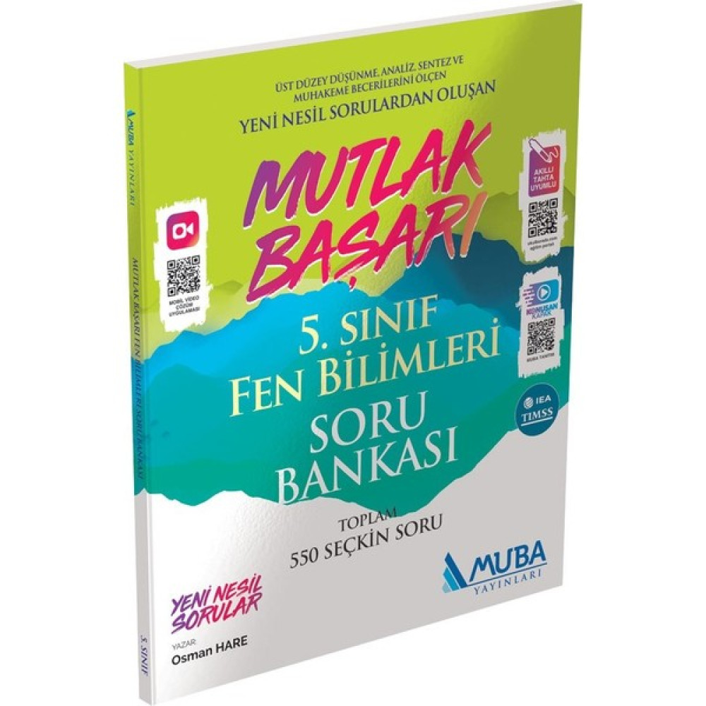 Muba Yayınları Mutlak Başarı 5. Sınıf Fen Bilimleri Video Çözümlü Soru Bankası Fen - Bilişim ve Teknoloji Fiyatı