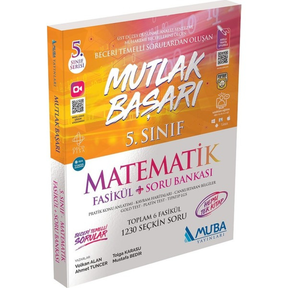 Muba Yayınları Mutlak Başarı 5.sınıf Matematik Fasikül + Soru Bankası Matematik Fiyatı