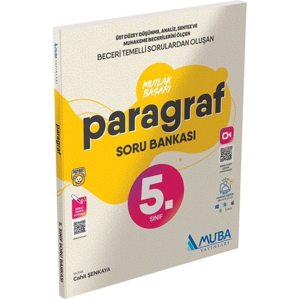 Muba Yayınları Mutlak Başarı 5.Sınıf Paragraf Soru Bankası Kaynak Kitapları Fiyatı