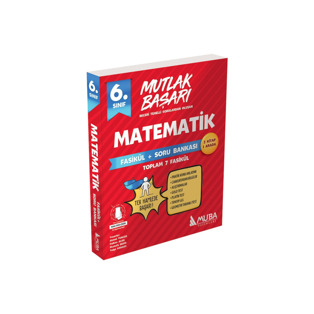 Muba Yayınları Mutlak Başarı 6. Sınıf Matematik Fasiküller+Soru Bankası Yardımcı Kitaplar Fiyatı