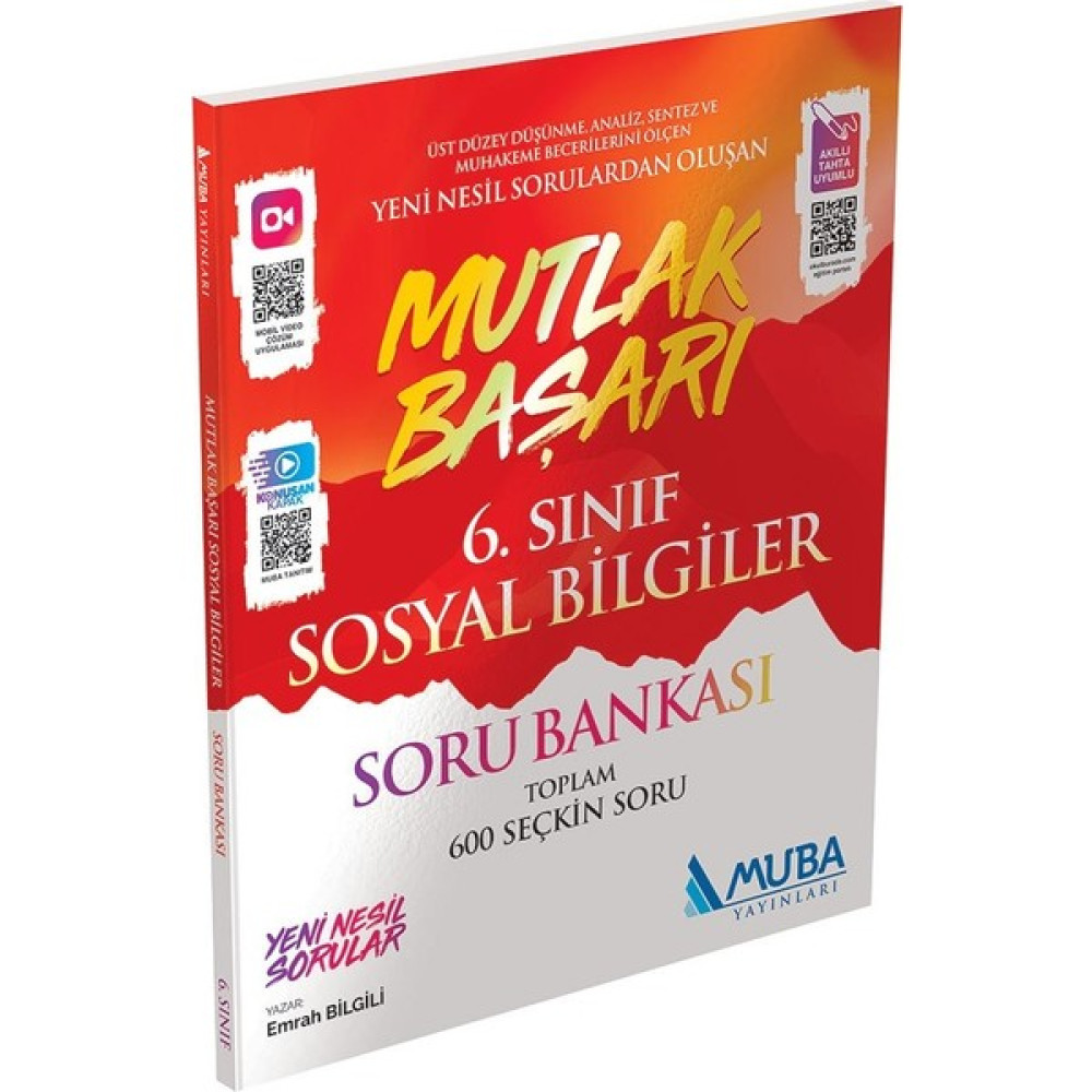 Muba Yayınları Mutlak Başarı 6. Sınıf Sosyal Bilgiler Soru Bankası Sosyal Bilgiler Fiyatı