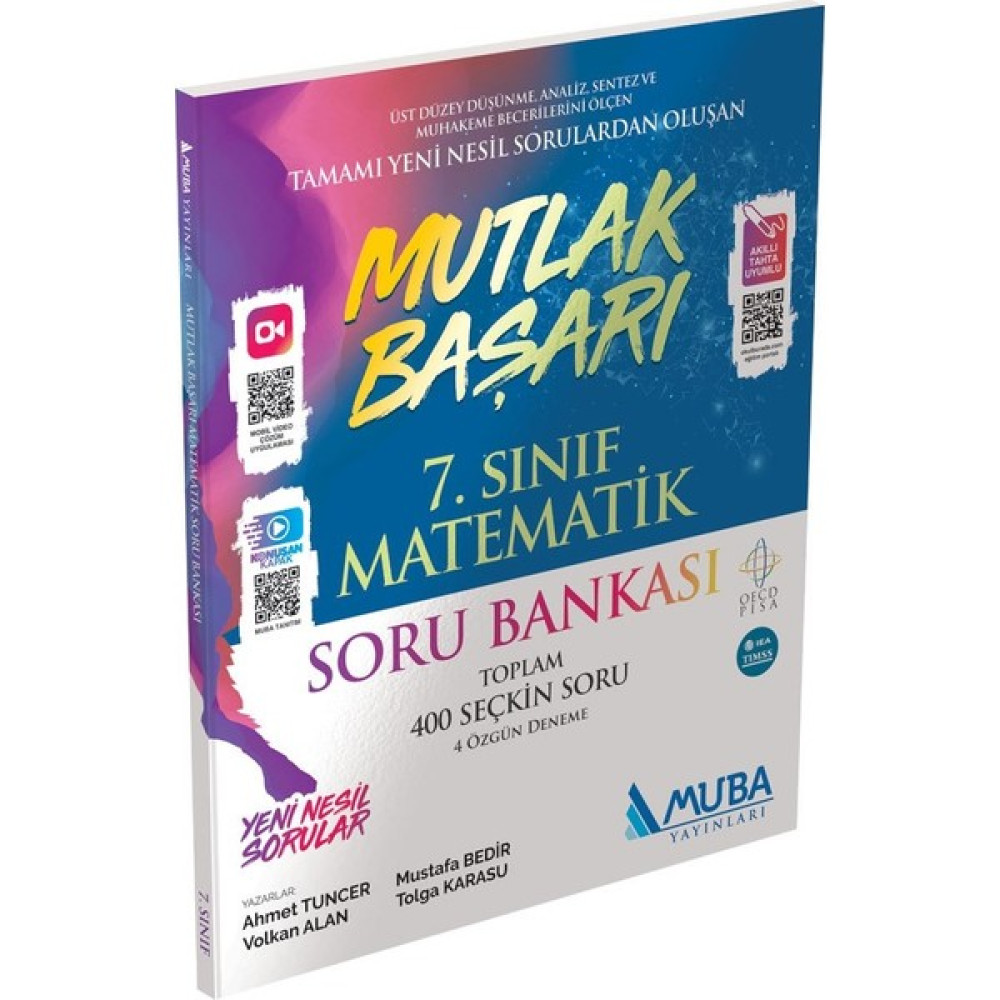 Muba Yayınları Mutlak Başarı 7. Sınıf Matematik Video Çözümlü Soru Bankası Matematik Fiyatı