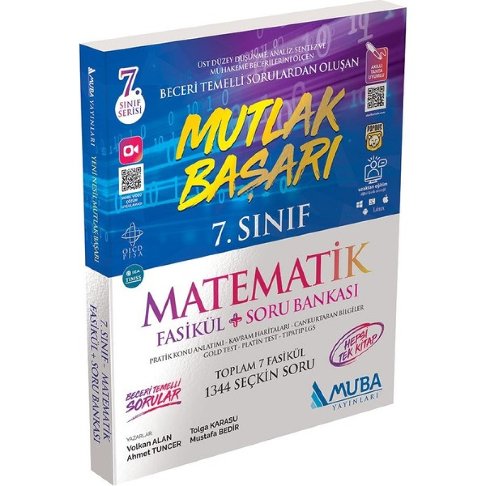 Muba Yayınları Mutlak Başarı 7.sınıf Matematik Fasikül + Soru Bankası Matematik Fiyatı