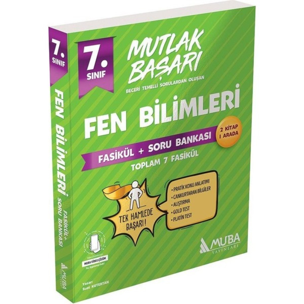 Muba Yayınları Üxt Muba Yayınları 7.sınıf Güncel Fen Bilimleri Fasiküller + Soru Bankası Tüm Dersler Fiyatı