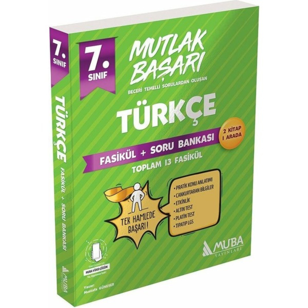 Muba Yayınları Üxt Muba Yayınları 7.sınıf Yeni Türkçe Fasiküller + Soru Bankası Tüm Dersler Fiyatı
