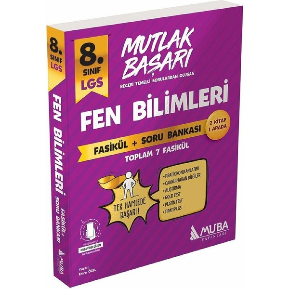 Muba Yayınları Üxt Muba Yayınları 8.sınıf Lgs Yeni Fen Bilimleri Fasiküller + Soru Bankası Tüm Dersler Fiyatı