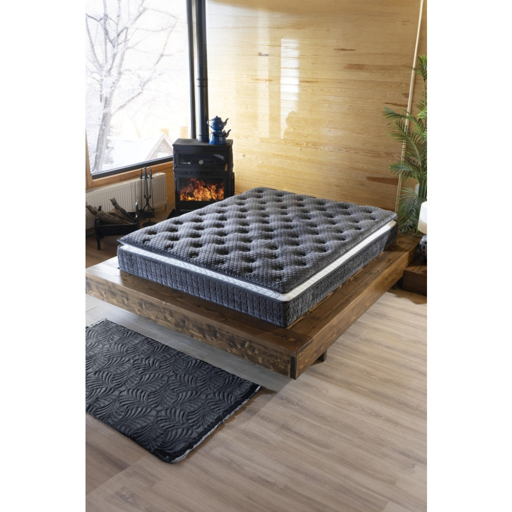 Mubah Hilal Tek ve Çift Kişilik Ultra Ortopedik Pedli Tavşan Tüyü Kumaş Torba Yaylı Yatak - 180 x 200 cm Yatak Fiyatı