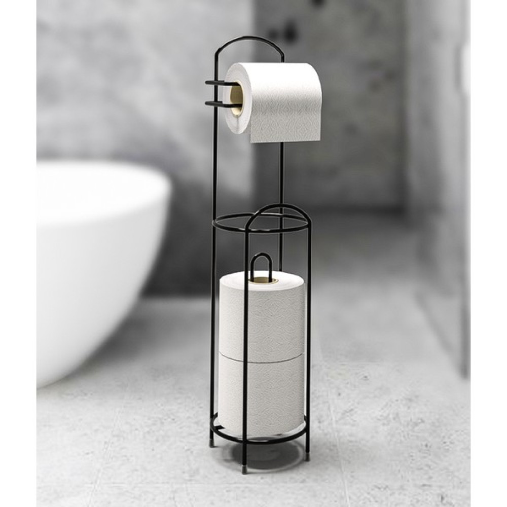 Mubatex Tuvalet Kağıtlığı Yedekli Tuvalet Kağıtlığı Wc Kağıtlığı Yedekli Tuvalet Kağıdı Askı Rafı Siyah Tuvalet Kağıtlığı Fiyatı