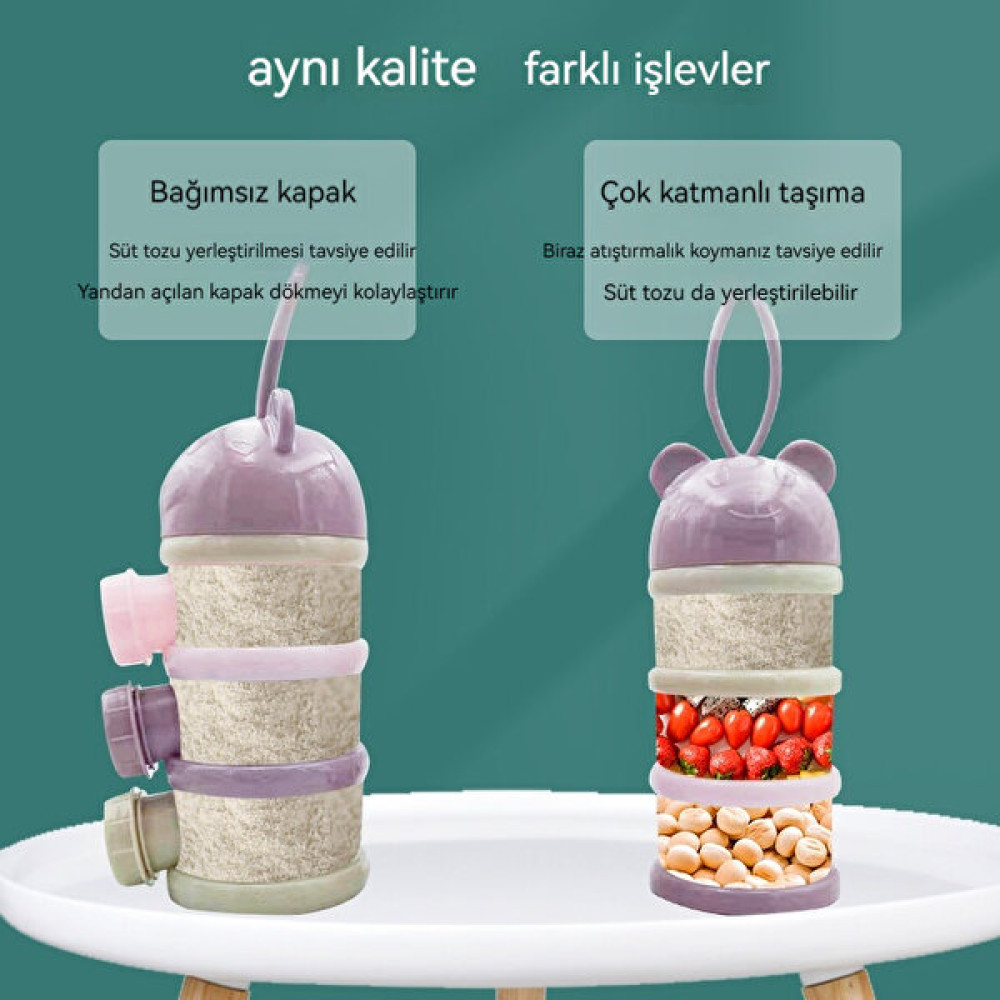 Muchen Bebek Süt Tozu Ambalaj Kutusu, Geziler Için Taşınabilir Bebek Süt Tozu Kutusu, Dört Katmanlı Sızdırmaz Tank, Bebek Süt Tozu Tankı (Yurt Dışı... Hamilelik ve Emzirme Fiyatı