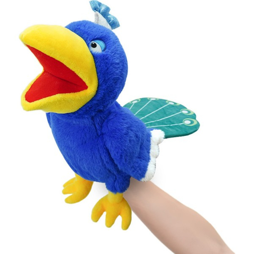Muchen Tavuskuşu Papağan Kuş El Kuklası Oyuncak Kartal Bebek Peluş Bebek Okul Interaktif El Kuklası Peluş Oyuncak (Yurt Dışından) - 6 - 40CM Peluş Oyuncaklar Fiyatı