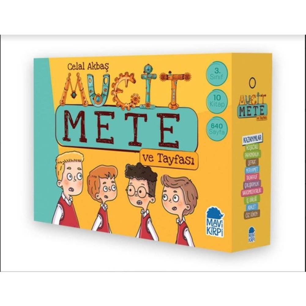 Mucit Mete ve Tayfası - 3. Sınıf Hikaye Seti (10 Kitap) - Celal Akbaş Çocuk Öykü Fiyatı