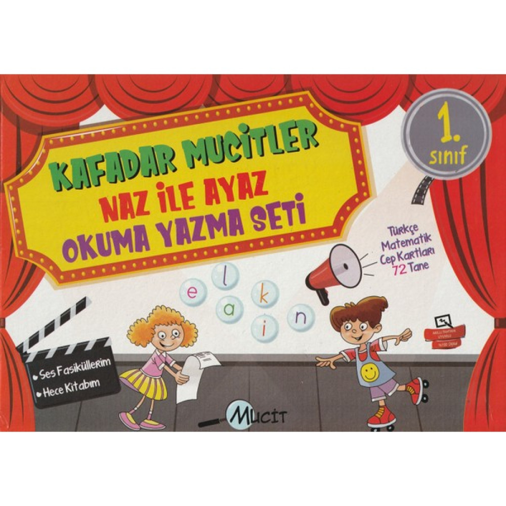 Mucit Yayınları 1. Sınıf Kafadar Mucitler Naz ile Ayaz Okuma Yazma Seti Tüm Dersler Fiyatı