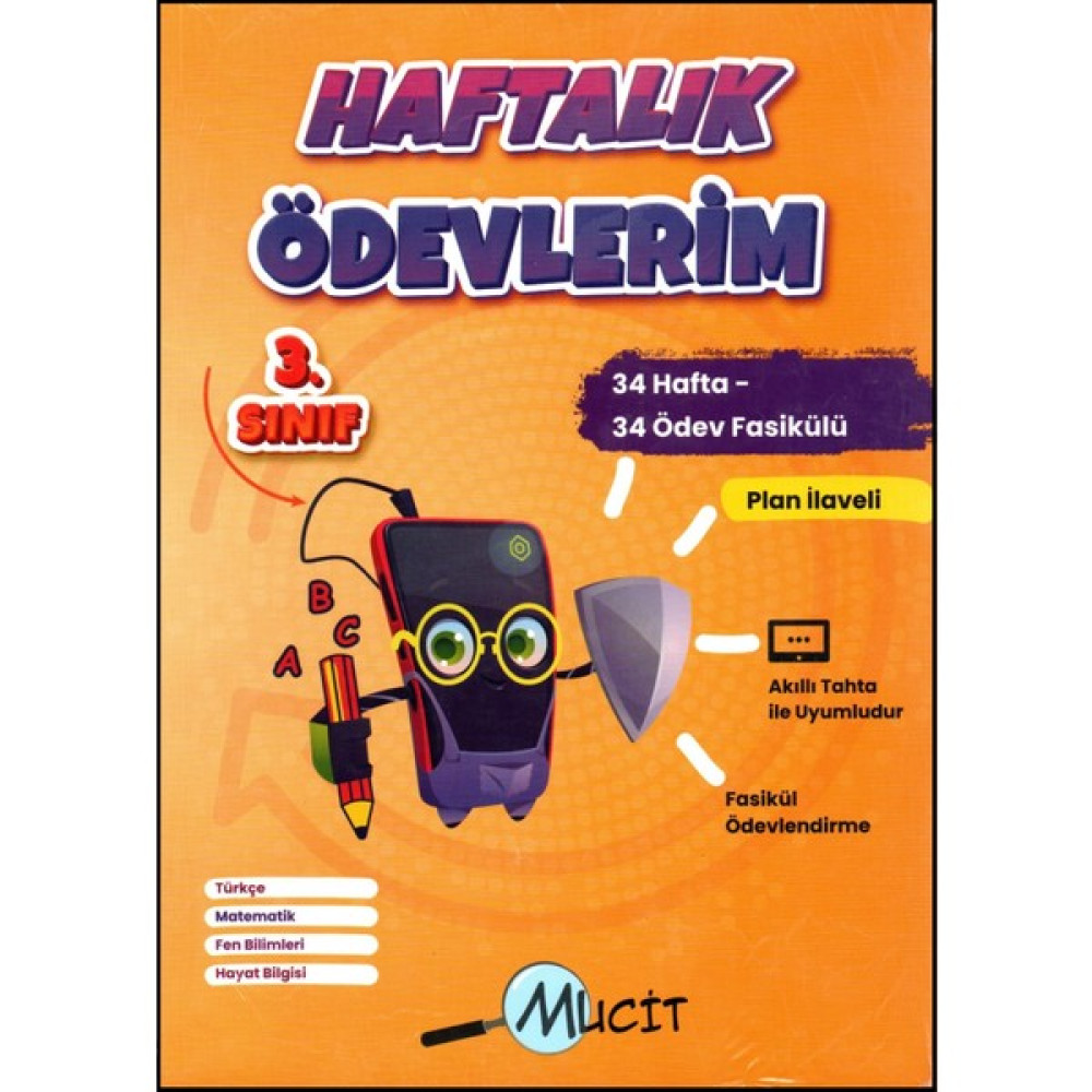 Mucit Yayınları Mucit 3. Sınıf Haftalık Ödevlerim - Plan Ilaveli Tüm Dersler Fiyatı