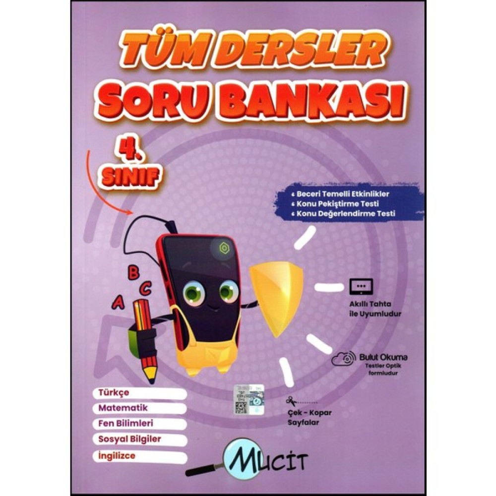 Mucit Yayınları Mucit 4. Sınıf Tüm Dersler Soru Bankası-Beceri Temelli Etkinlik,Pekiştirme Ve Değerlendirme Testleri Tüm Dersler Fiyatı