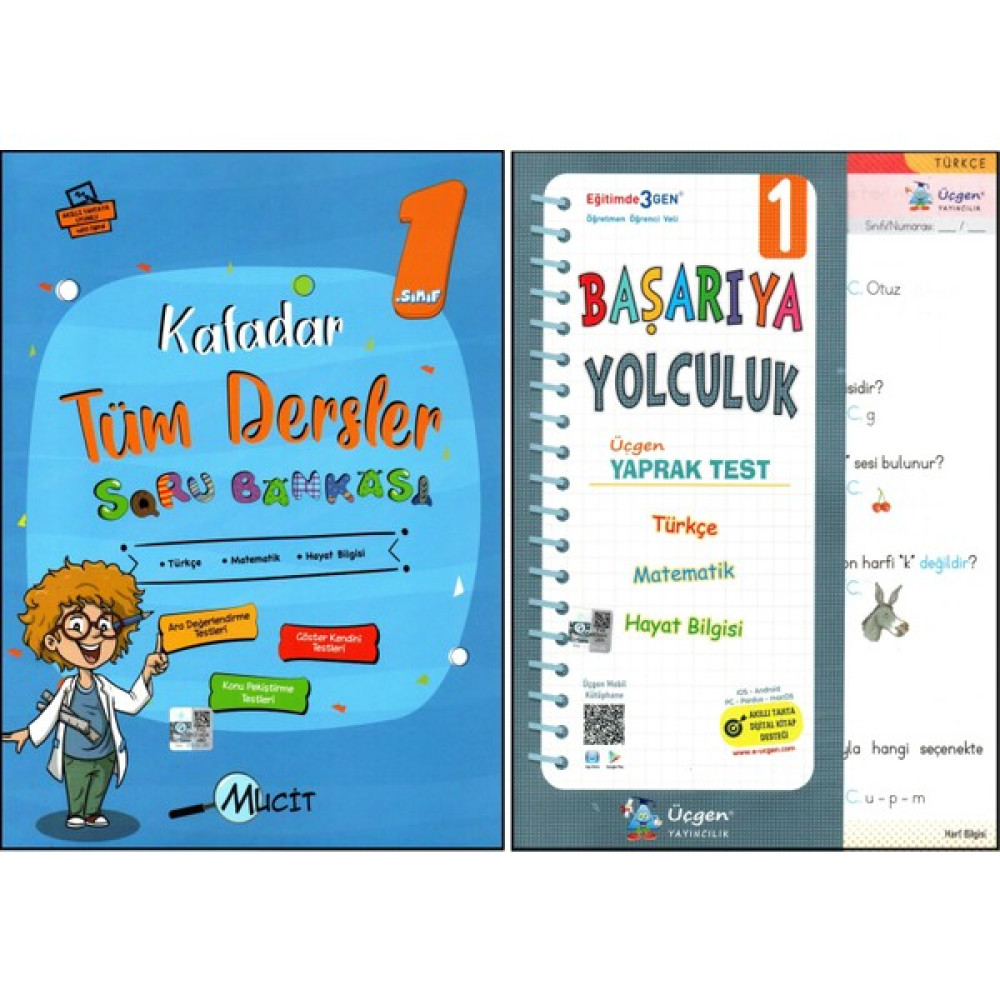 Mucit Yayınları - + Üçgen 1. Sınıf Soru Bankası + Yaprak Test 2 Kitap Tüm Dersler Fiyatı