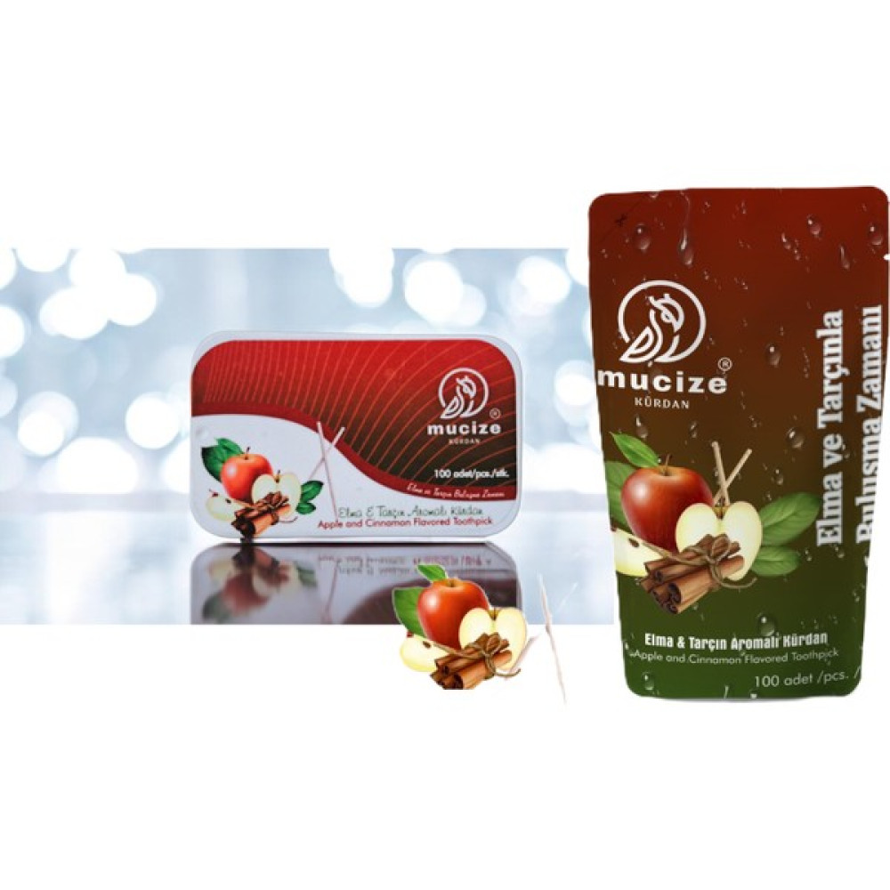 Mucize 2´li Set(1 Metal Kutu +1 Refill DOYPAK).200X Elma-Tarçın Aromalı Kürdan-Sakız ve Şeker Alternatifi-Değişik Meyve Tatlarında Nefes Ferahlığı Mutfak Sarf Malzemeleri Fiyatı