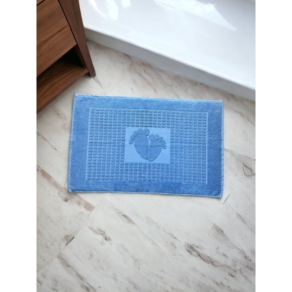 Mucize Evim Banyo Paspas Ayak Havlusu 50x70 cm %100 Pamuk - Mavi - 50 x 70 cm Ayak Havlusu Fiyatı
