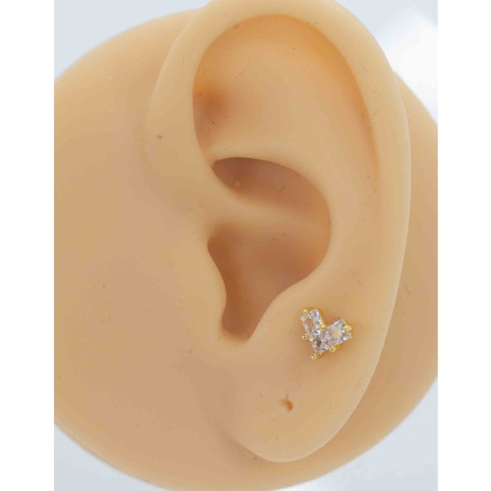 Mucize Taş Paslanmaz Çelik Kulak Piercing Küpe Altın & Gümüş Piercing Fiyatı