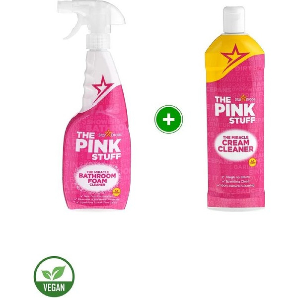 Mucizevi Banyo Köpük Temizleyici 750 ml + Mucizevi Krem 500 ml - Pembe Parlatıcı ve Temizleyiciler Fiyatı