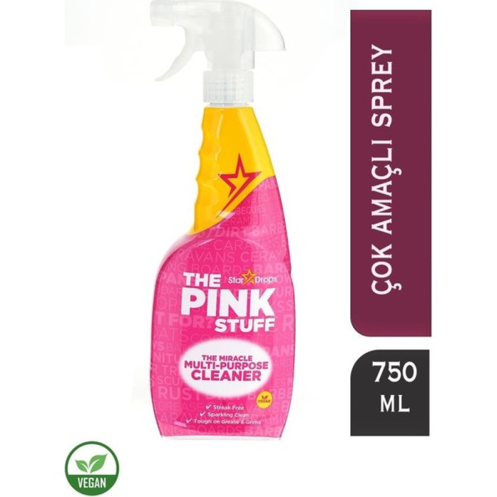 Mucizevi Oxi Leke Çıkarıcı Sprey 500 ml + Mucizevi Çok Amaçlı Temizleme Spreyi 750 ml - Pembe Parlatıcı ve Temizleyiciler Fiyatı