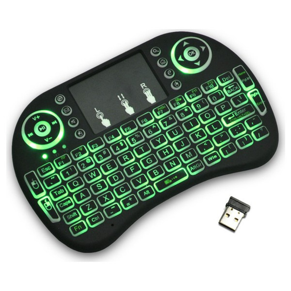 Mucosan Işıklı Kablosuz Mini Klavye SmartTV Televizyon PS3 Dokunmatik Mouse Oyuncu Klavyesi Fiyatı