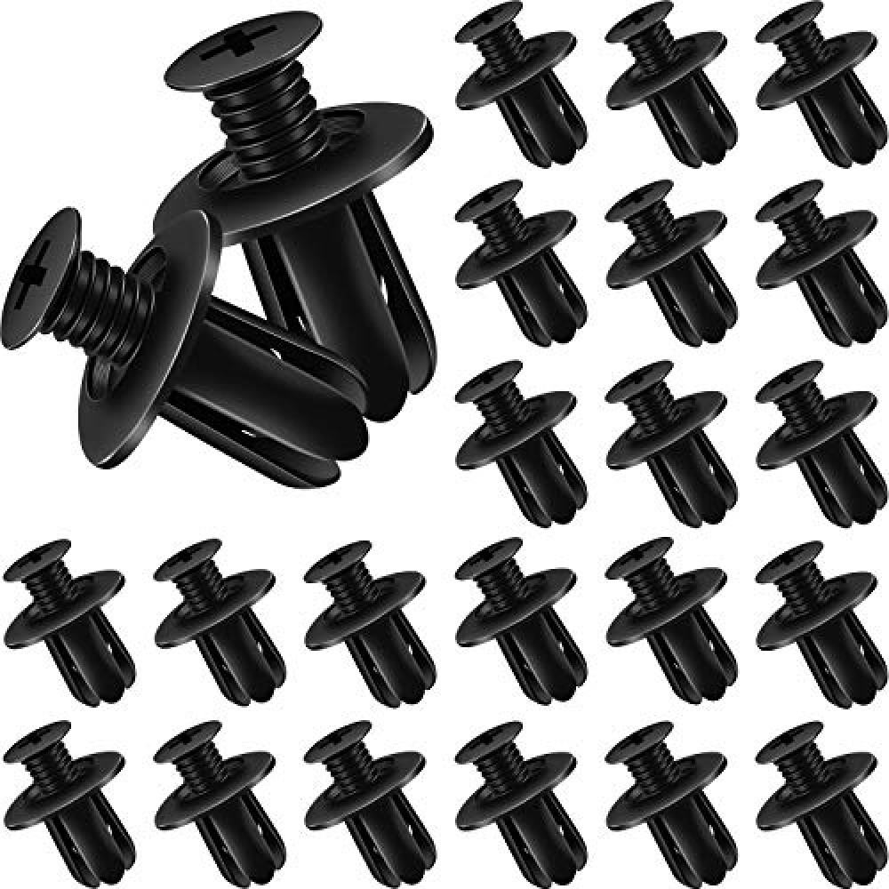 Mudder 20 Pieces Dishwasher Kick Plate Trim Retainer Fastener Plastic Rivets Clips Compatible with Kenmore, Kitchenaid, Replace