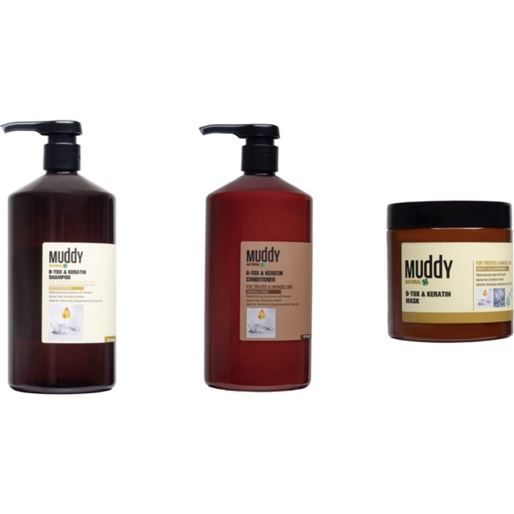 Muddy B-Tox&keratin Set 3 Parça B-Tox Şampuan+B-Tox Conditioner Krem+B-Tox Maske Oto Boyaları Fiyatı