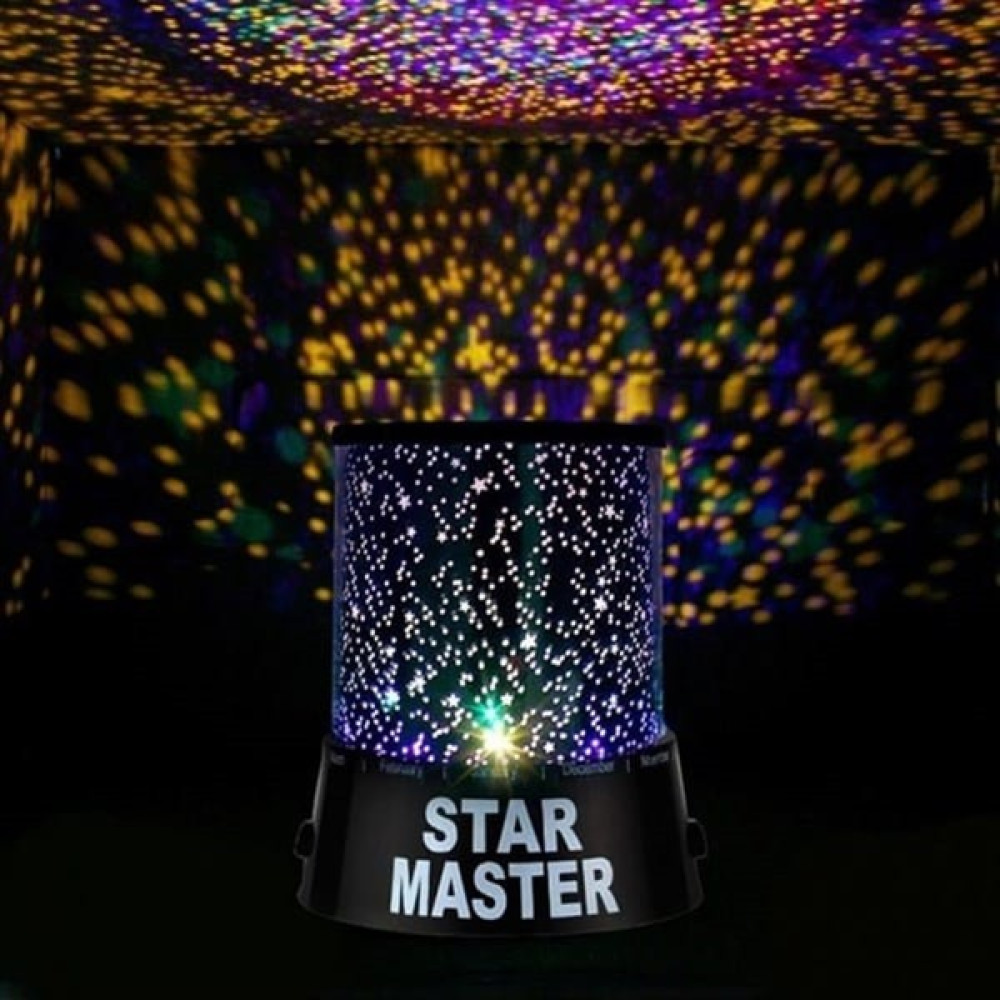 Muditam Star Master Pilli Gökyüzü Projeksiyonlu LED Renkli Yıldızlı Tavan Işık Yansıtma Gece Lambası - Açık Kahverengi Gece Lambası Fiyatı