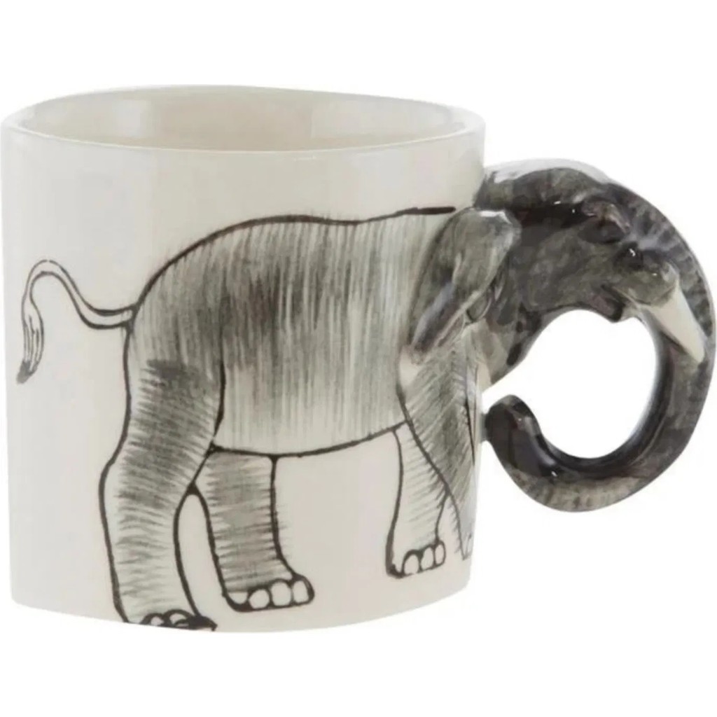 Mudo Concept ELEPHANT WILD KAHVE FİNCANI - Gri Fincan / Bardak / Kahve Takımı Fiyatı