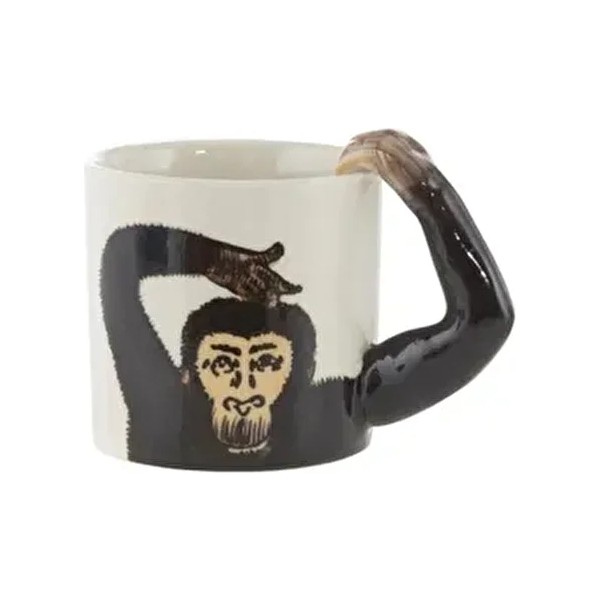 Mudo Concept MONKEY WILD KAHVE FİNCANI - Siyah - 110 ml Fincan / Bardak / Kahve Takımı Fiyatı