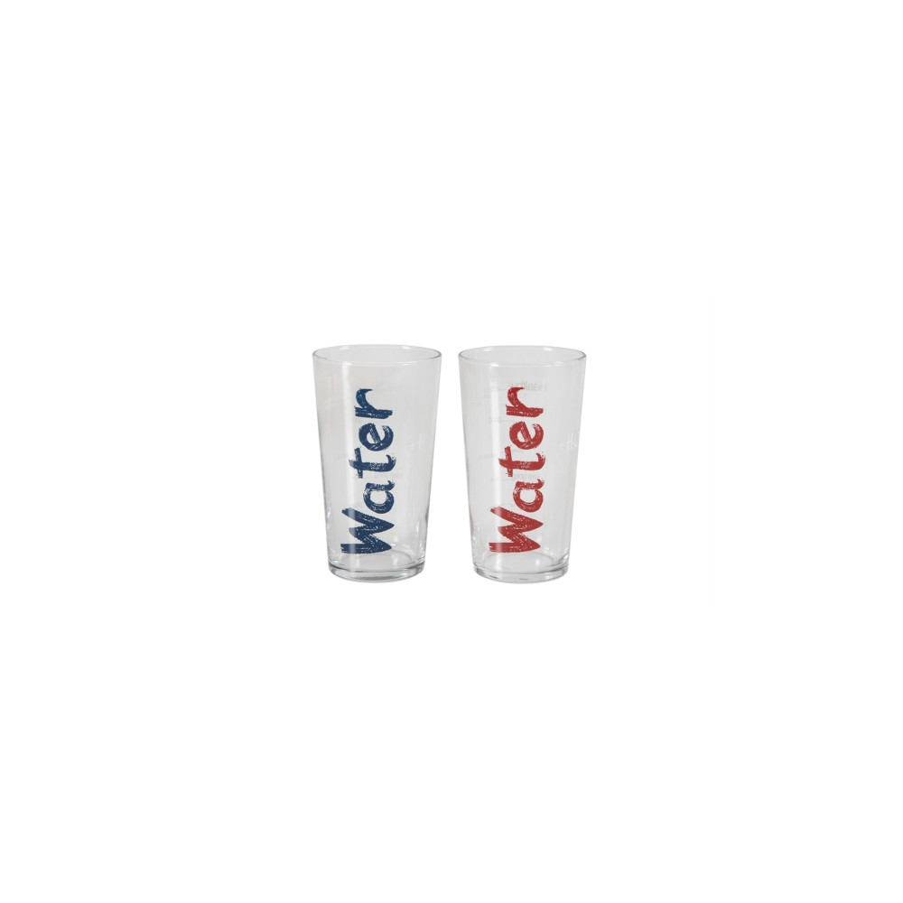 Mudo Concept Water Bardak 570 Ml 2Li Set -Mavi&Kırmızı Fincan / Bardak / Kahve Takımı Fiyatı