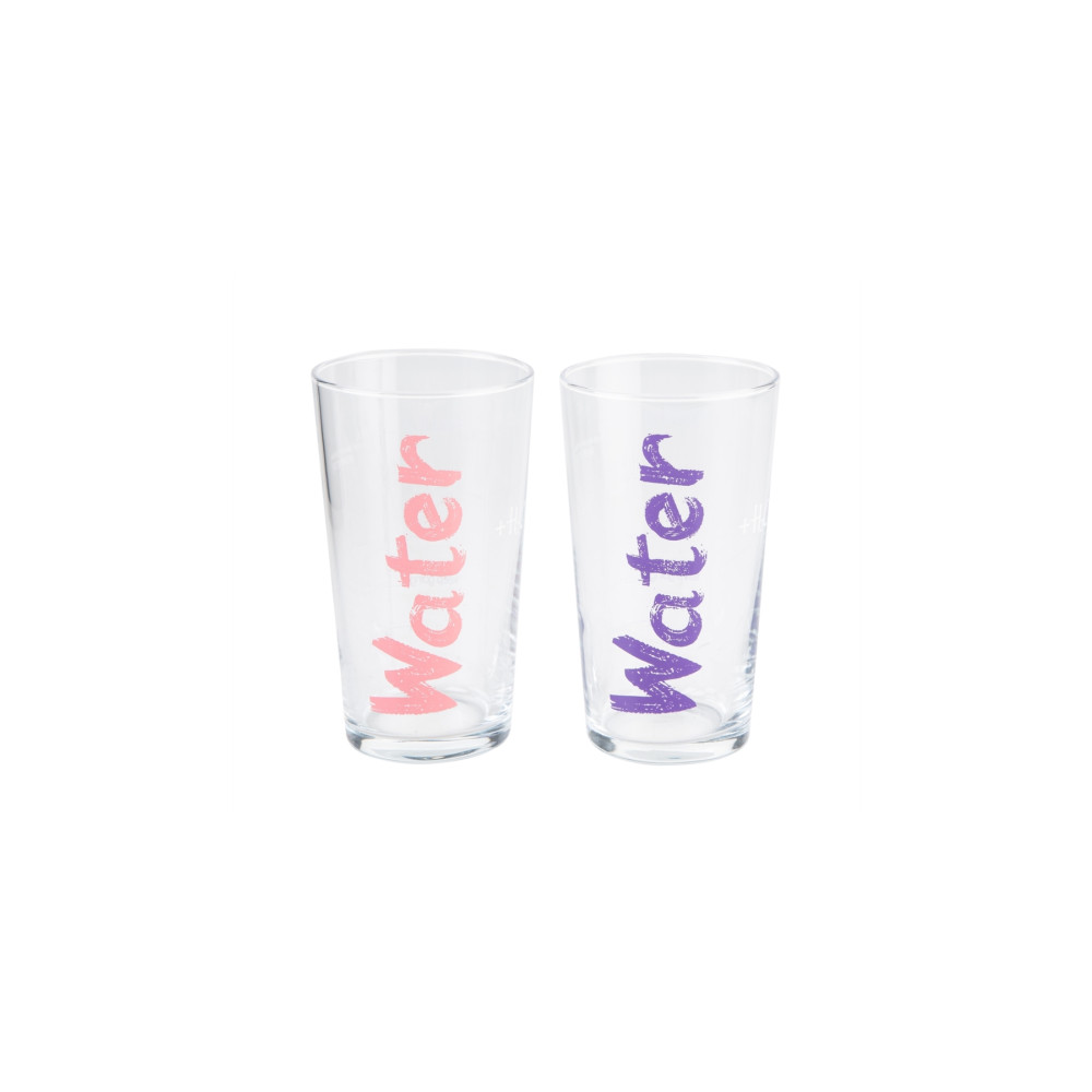 Mudo Concept Water Bardak 570 ml 2li Set - Pembe & Mor Fincan / Bardak / Kahve Takımı Fiyatı