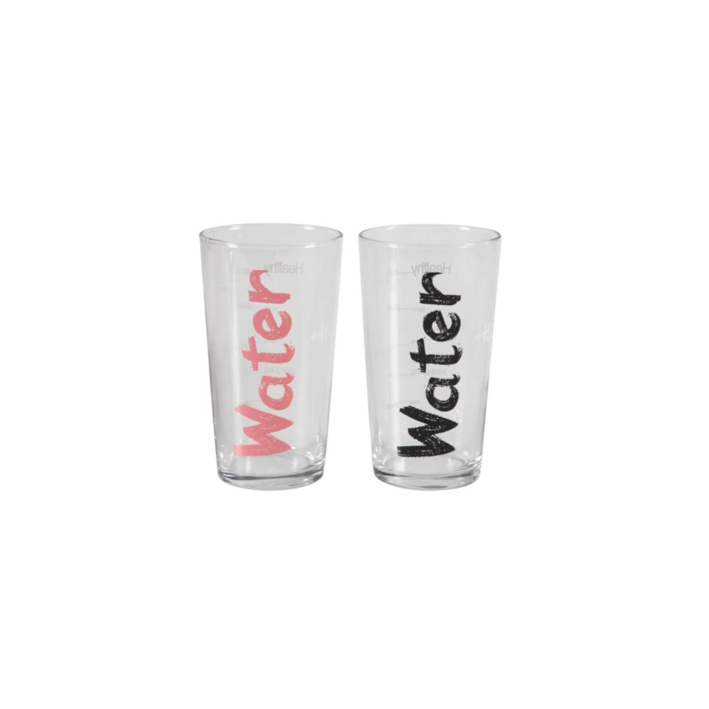 Mudo Concept Water Bardak 570 ml 2li Set -Siyah&Pembe Fincan / Bardak / Kahve Takımı Fiyatı