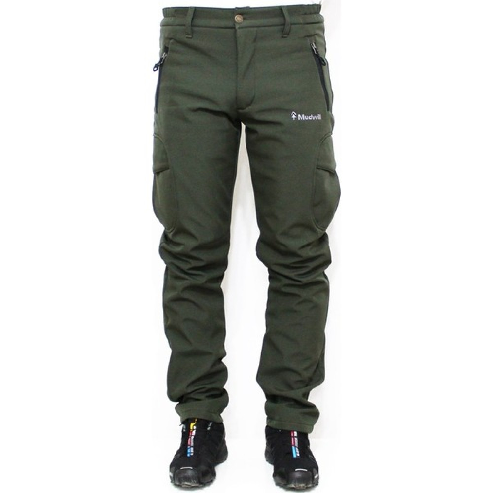 Mudwill Softshell Kargo Cepli Erkek Pantolon-Düz Haki Pantolon (Outdoor) Fiyatı