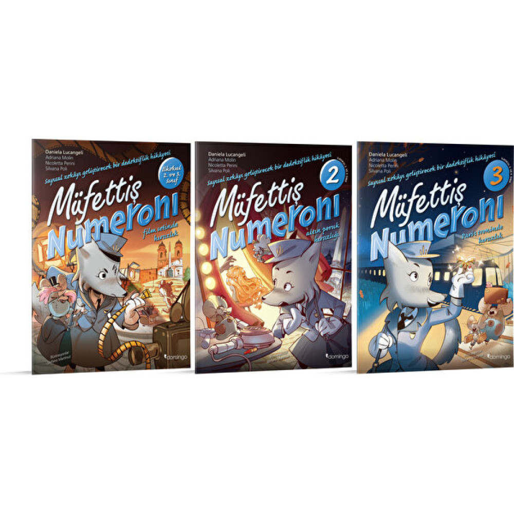 Müfettiş Numeroni Seti (3 Kitap) Çocuk Öykü Fiyatı