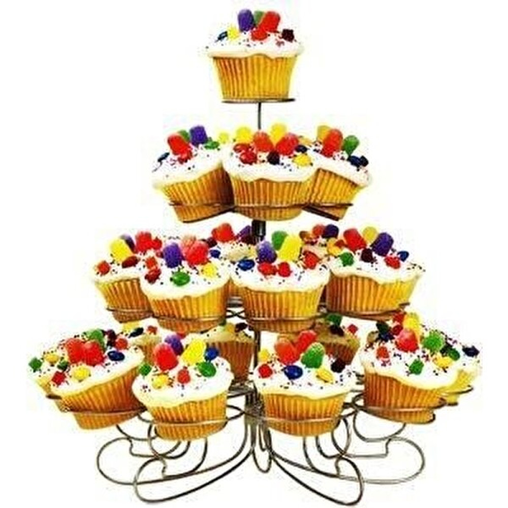 Muffin Cupcake Kurabiye Mini Pasta Kek Servis Sunum Standı 23 Hazneli Sunumluk 4 Katlı Kek Kalıpları Fiyatı